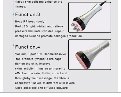 Cavitation 4-in-1 Ultrasonic RF Slimming Device