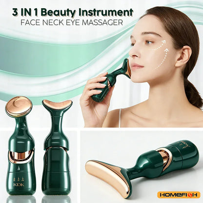 3 In 1 Facial Lifting Device EMS Face Massager