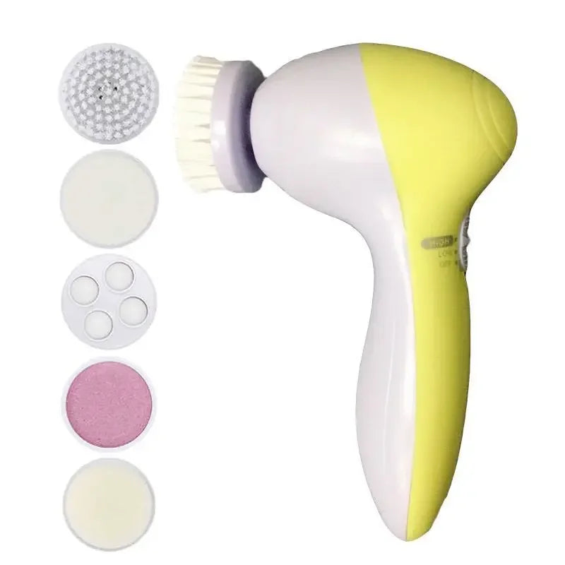 Electric 5-in-1 Facial Cleansing Brush