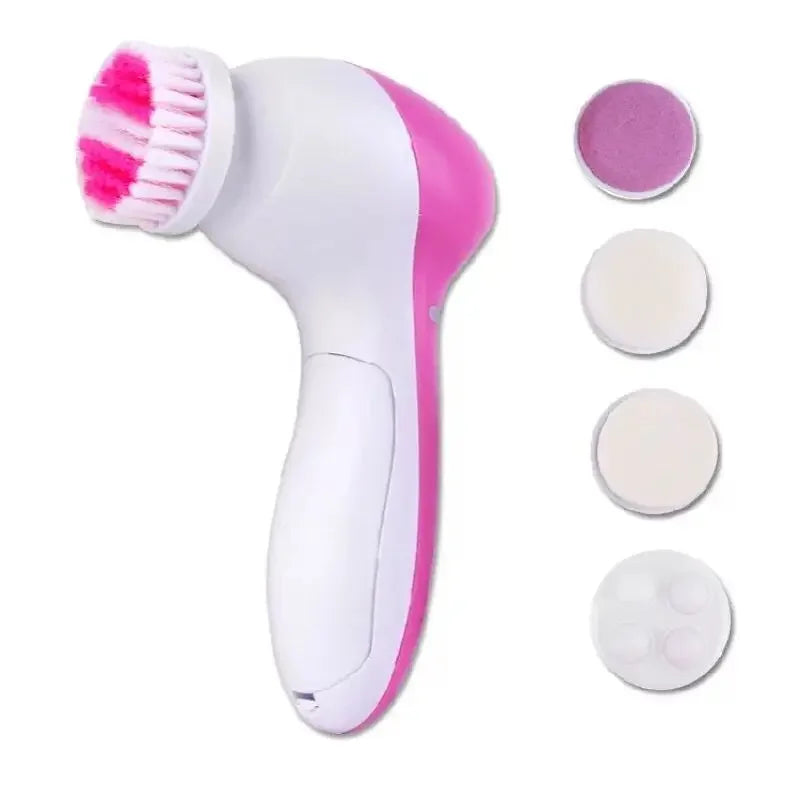 Electric 5-in-1 Facial Cleansing Brush
