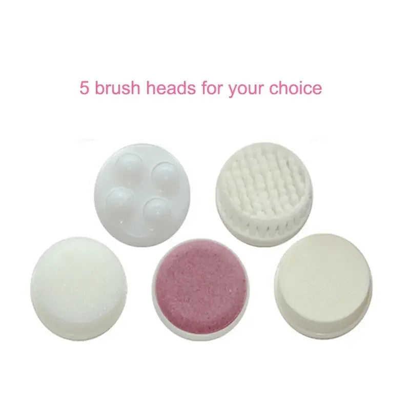 Electric 5-in-1 Facial Cleansing Brush