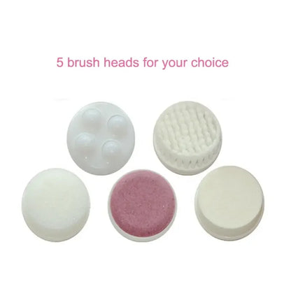 Electric 5-in-1 Facial Cleansing Brush