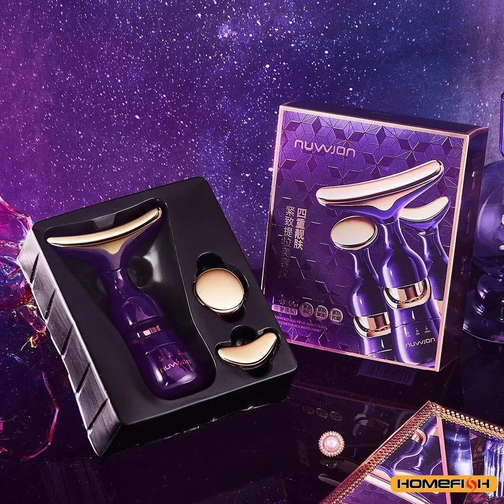 3 In 1 Facial Lifting Device EMS Face Massager