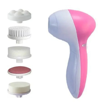 Electric 5-in-1 Facial Cleansing Brush