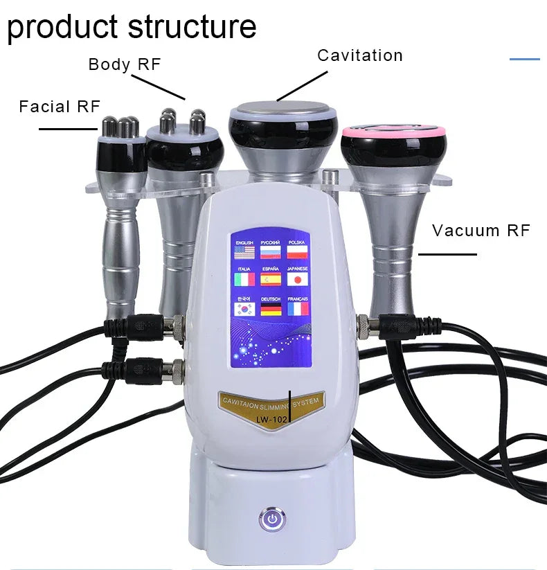 Cavitation 4-in-1 Ultrasonic RF Slimming Device