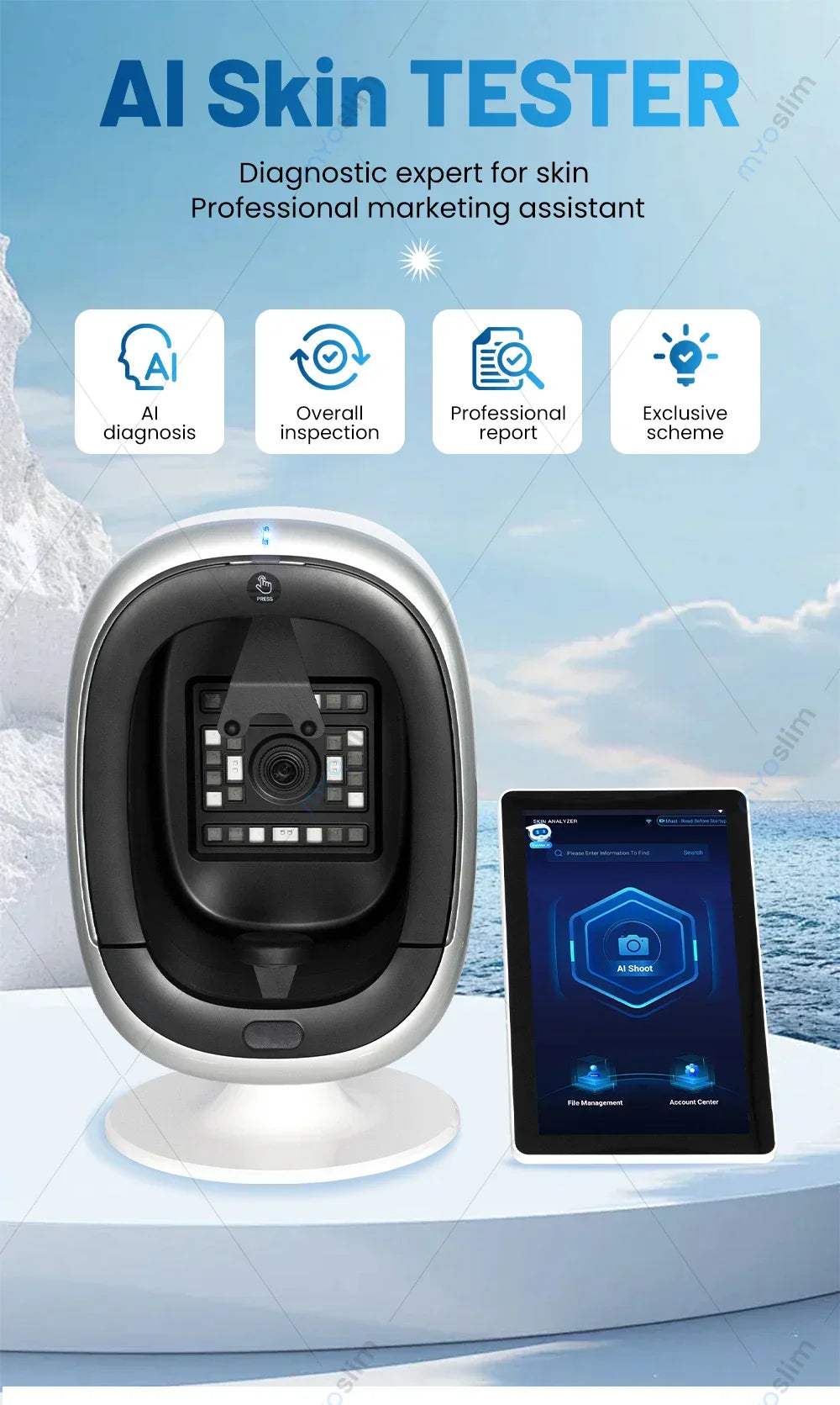 Portable 3D AI Scanner Camera Device