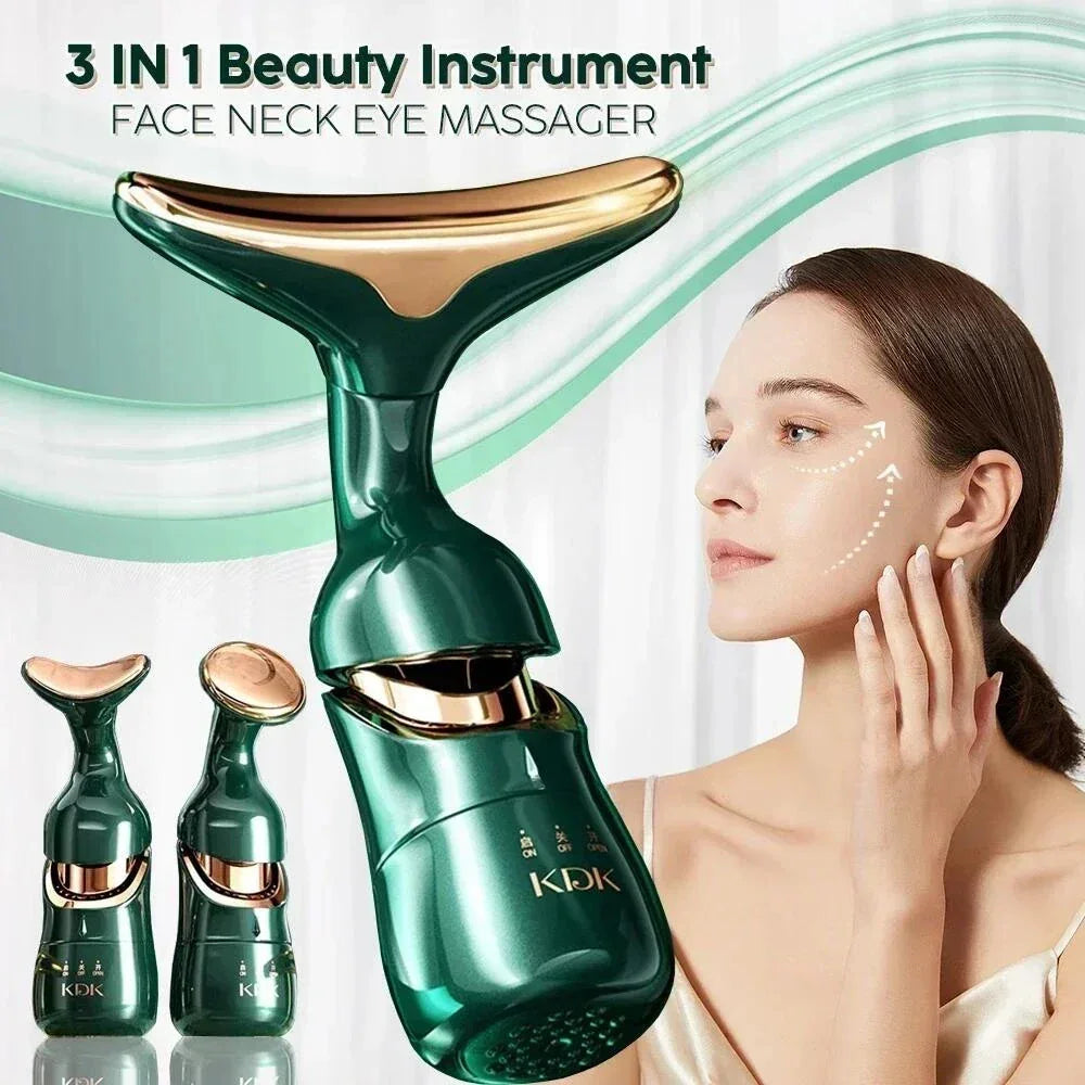 3 In 1 Facial Lifting Device EMS Face Massager