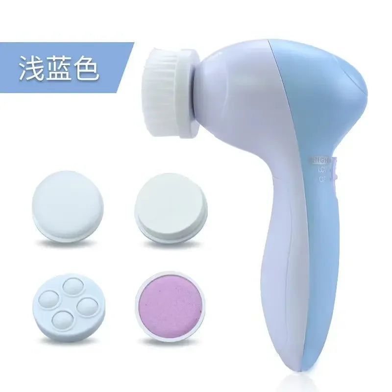 Electric 5-in-1 Facial Cleansing Brush