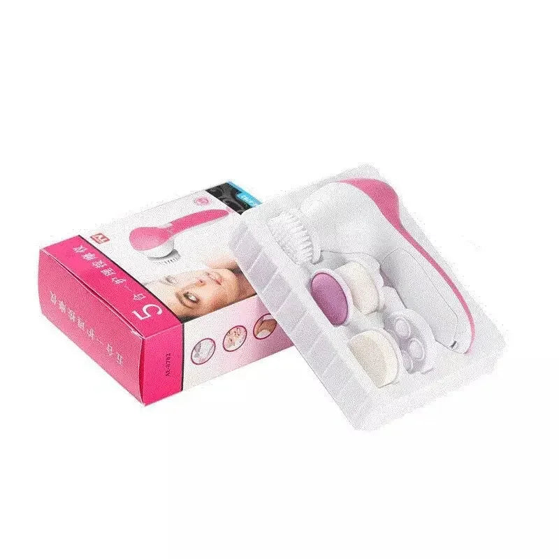 Electric 5-in-1 Facial Cleansing Brush